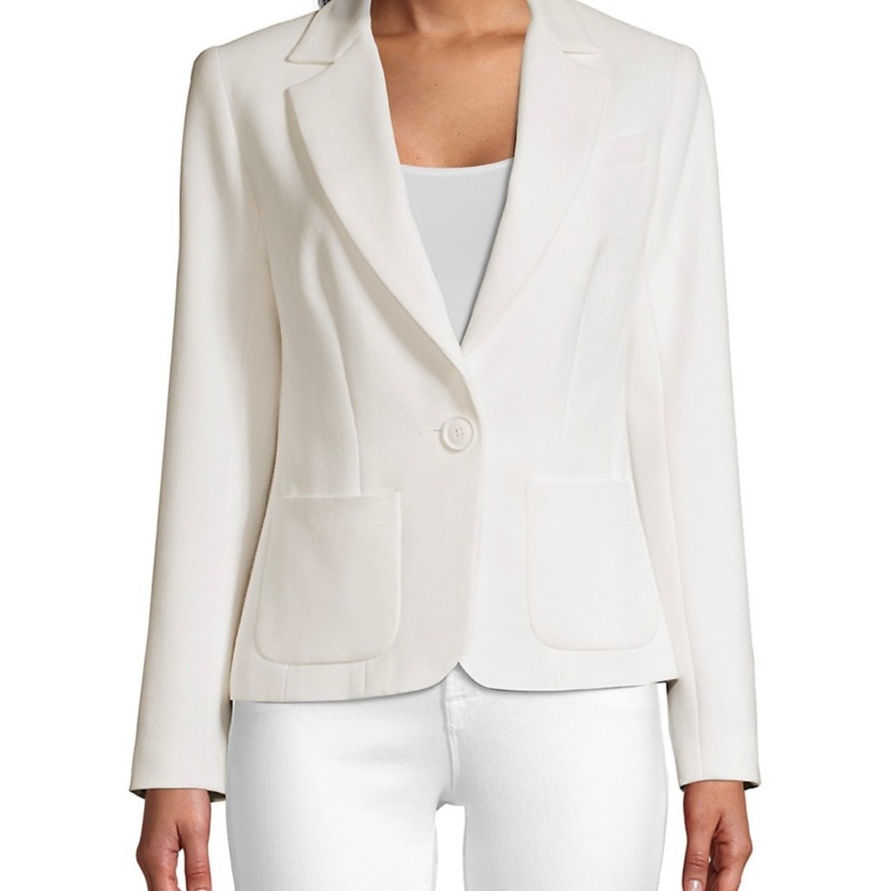 Trina Turk white blazer